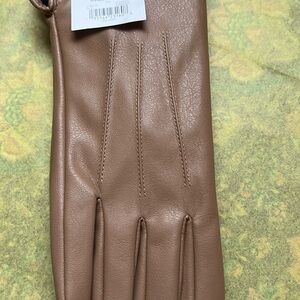 Brown Leather Gloves